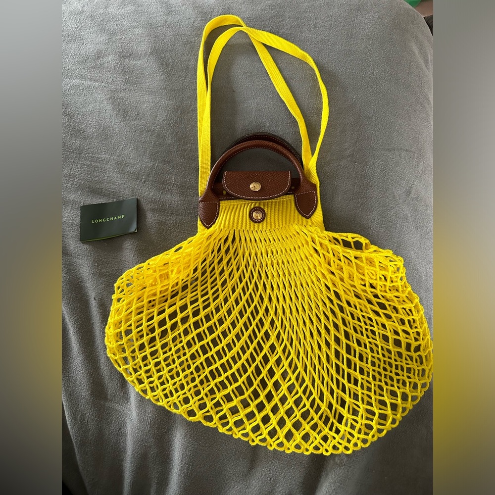 Longchamp yellow net Depose’
